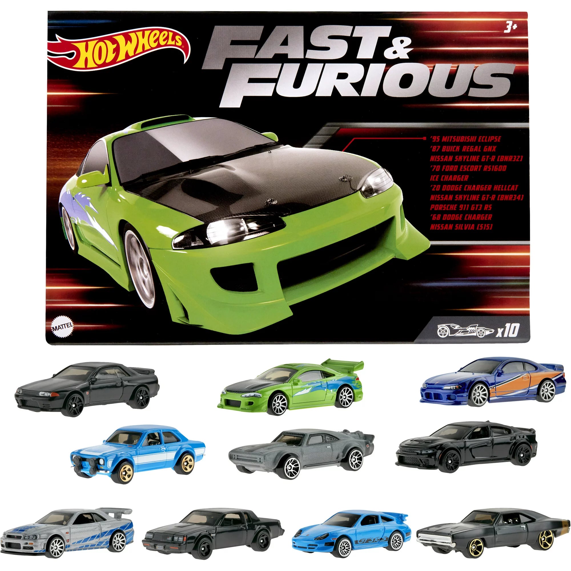 the fast and the furious 1 cars list