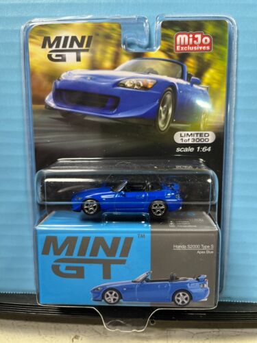 1/64 MINI GT MIJO EXCLUSIVES HONDA S2000 TYPE S APEX BLUE – House