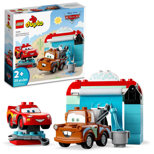 10996 Lightning McQueen & Mater's Car Wash Fun Disney Cars Pixar Lego