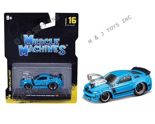 Muscle Machines 1:64 2013 Ford Mustang Boss 302