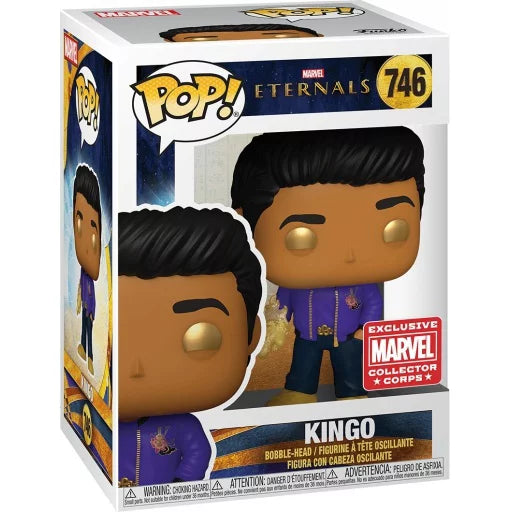 ¡Funko POP! Marvel The Eternals Kingo #746 Exclusivo del cuerpo de coleccionistas