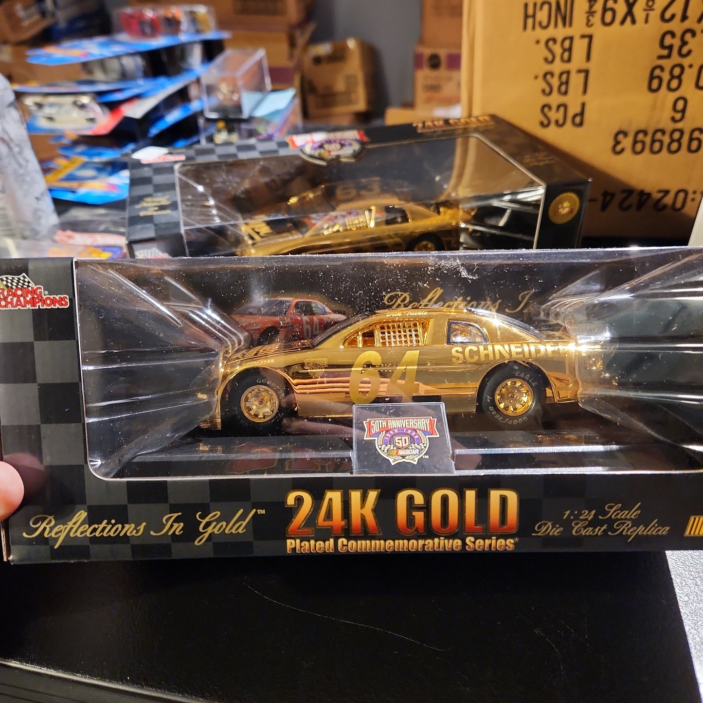 1:24 Die Cast Car #64 Racing Champions 24K Gold