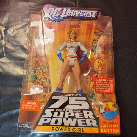 DC Universe Classics 75 años de Super Power Power Girl Figura de acción de 6 "NUEVO