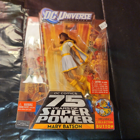 DC Universe WAVE 12 MARY BATSON Figura blanca W Botón de coleccionista Darkseid Torso