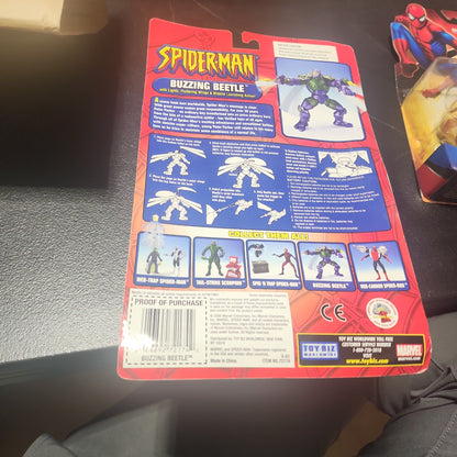 Toy Biz  Spider-Man Buzzing Beetle With Lights, Wings, Missile Launch Action2005