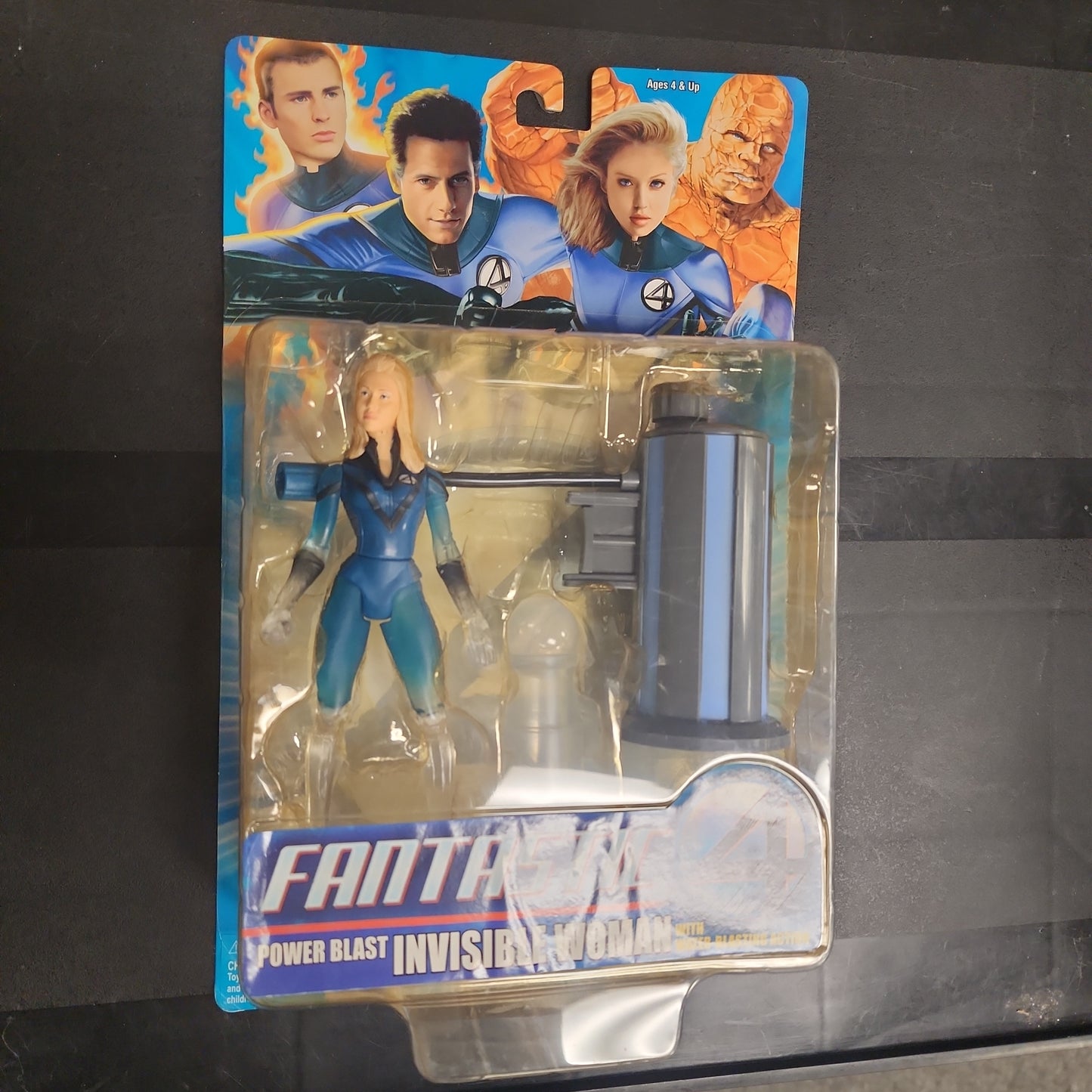 NEW Marvel Fantastic Four 4 Power Blast Invisible Woman Water-Blasting 2005