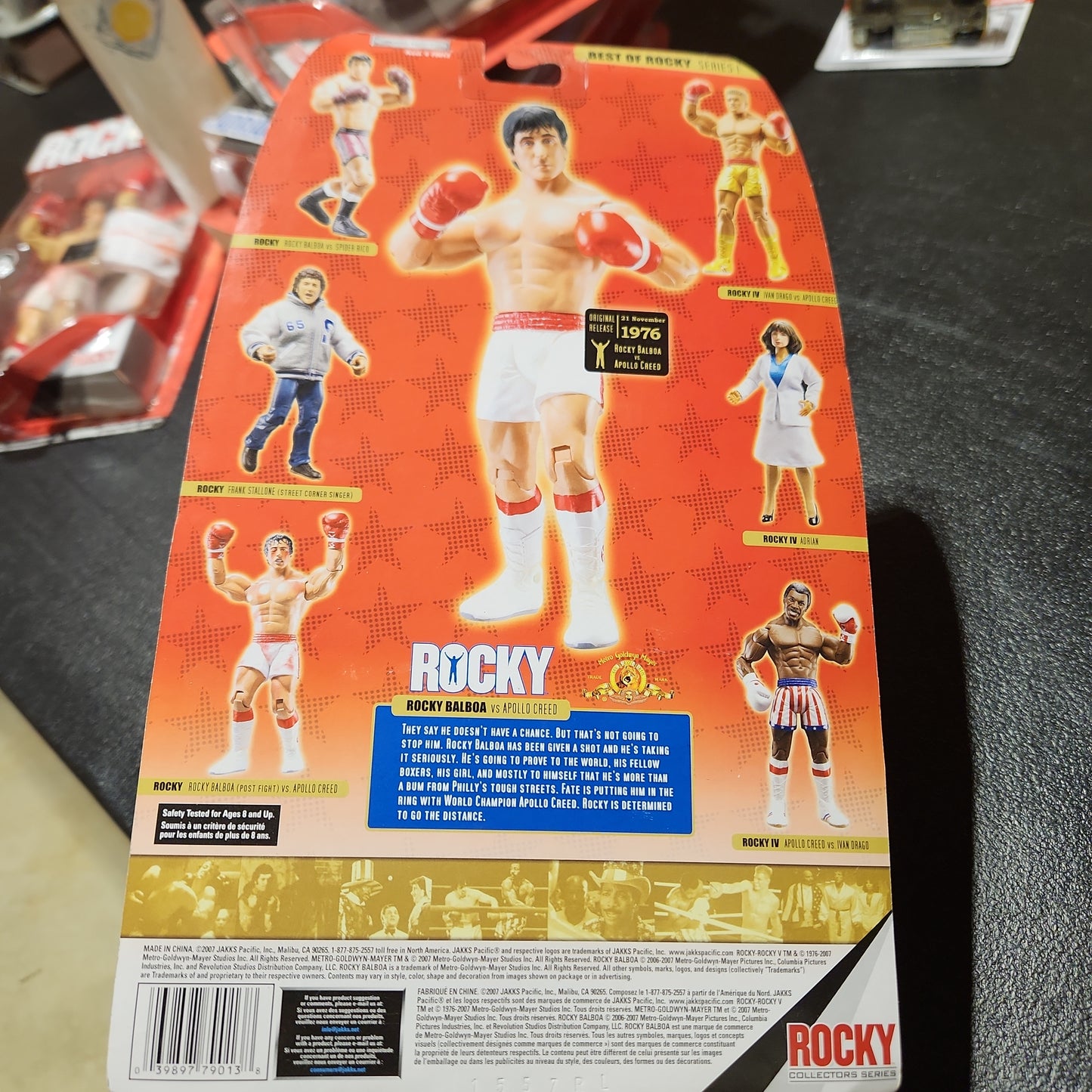 Jakks Pacific MIP Rocky Balboa Figure from Rocky! Stallone