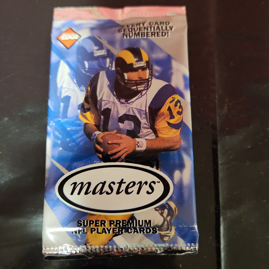 Tarjetas de la NFL Collectors Edge Masters de 1999 numeradas secuencialmente