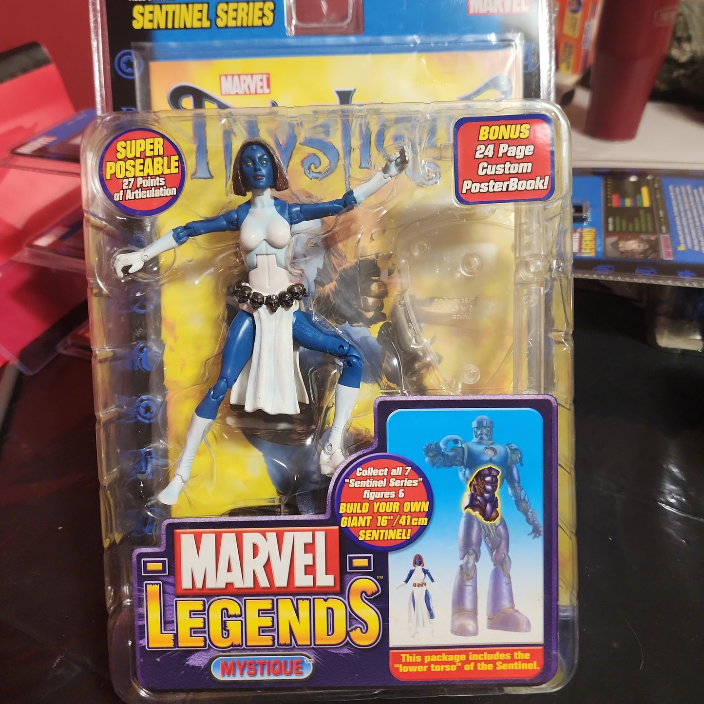 Marvel Legends Toy Biz MYSTIQUE Figura BAF Sentinel Serie Nuevo 2005