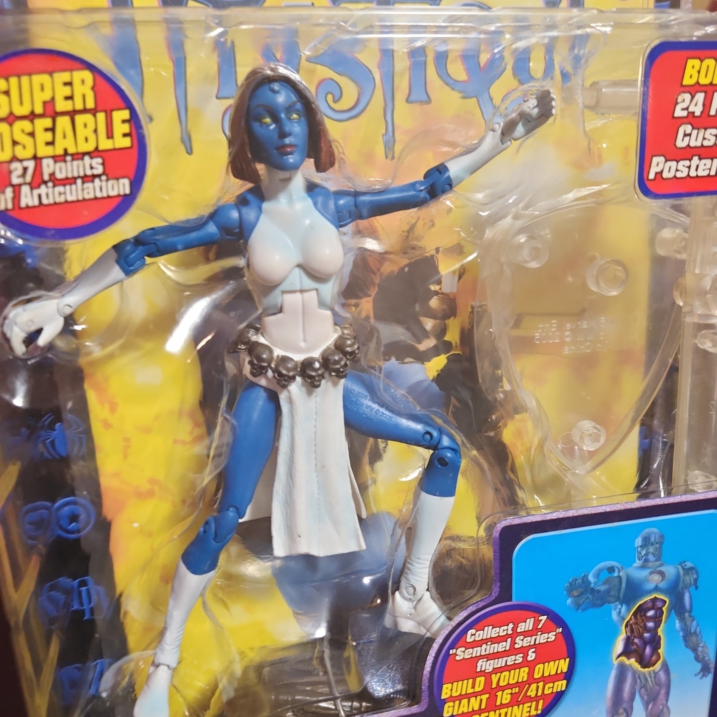 Marvel Legends Toy Biz MYSTIQUE Figure BAF Sentinel Series New 2005