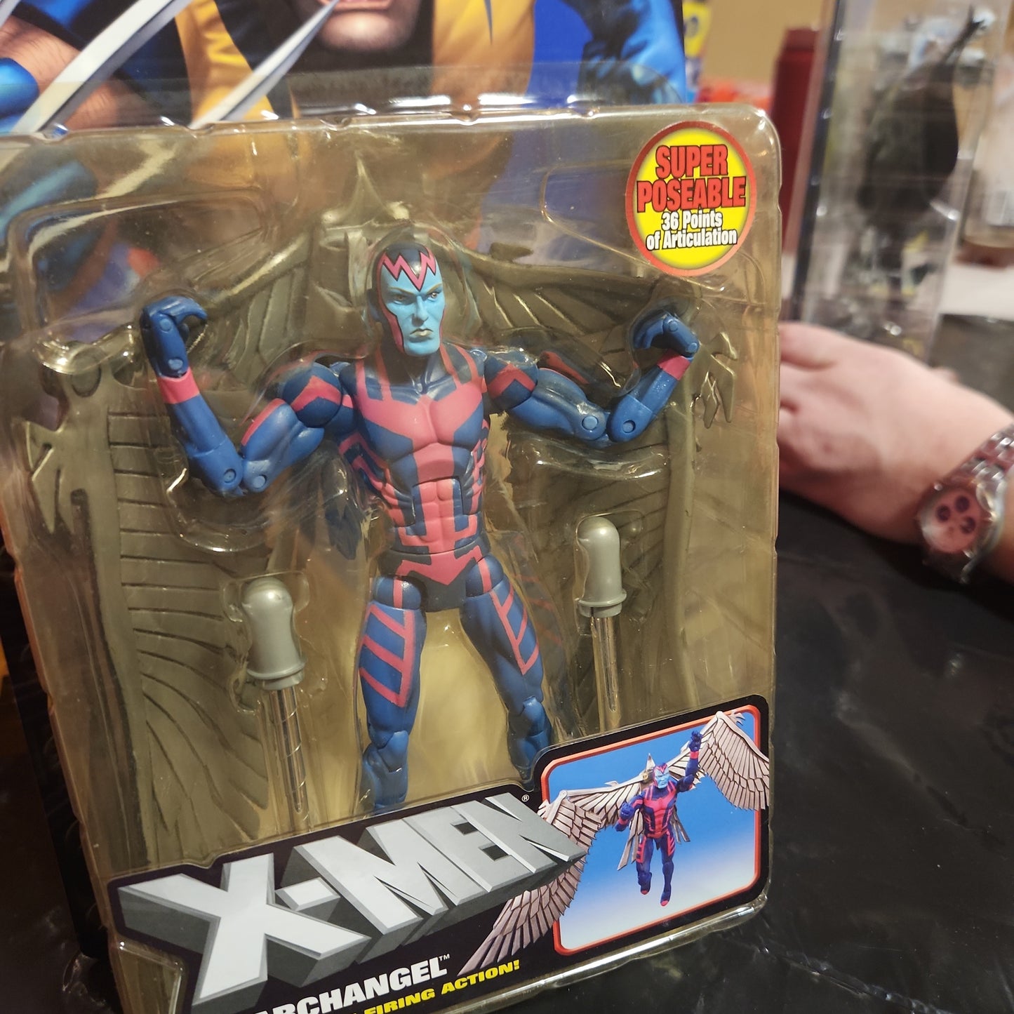 Toybiz Marvel X-Men Classics Archangel with Missile Firing Action Figure
