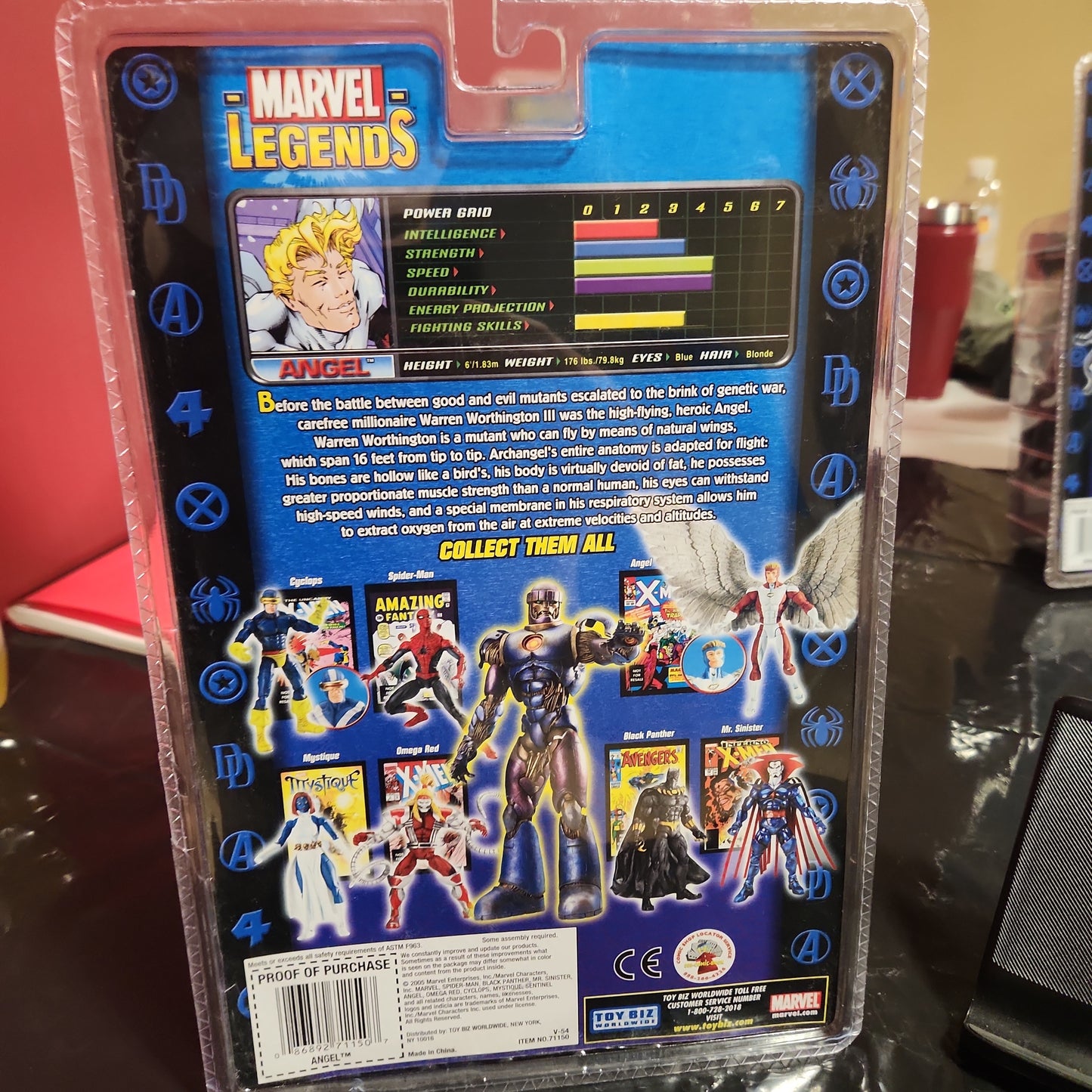 Marvel Legends Blue Angel (Sentinel BAF)
