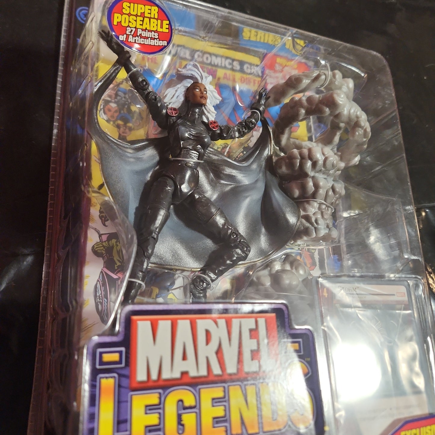 Marvel Legends Serie 8 Storm Bonus Cómic y tarjeta coleccionable Marvel vs System