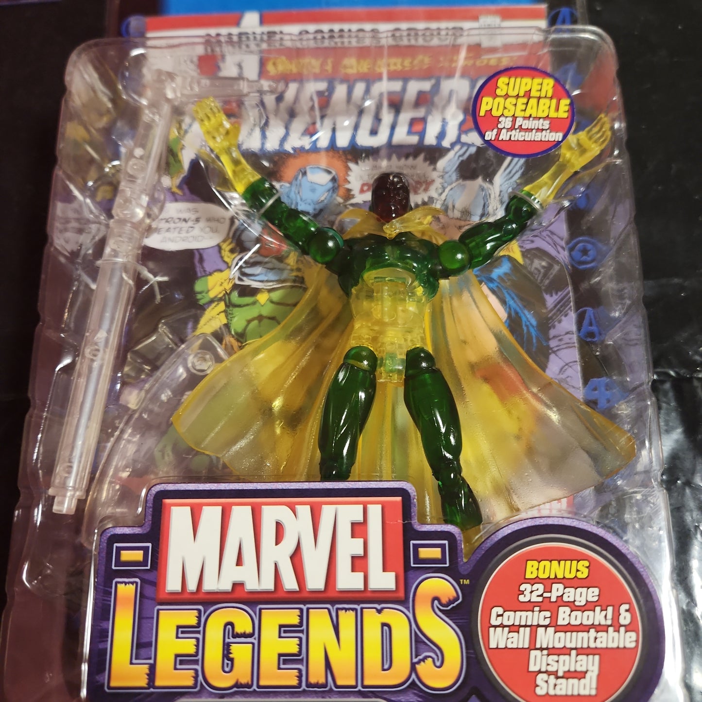 Marvel Legends Serie VII 7 Vengadores - VISIÓN EN FASES (ToyBiz, 2004) NIB