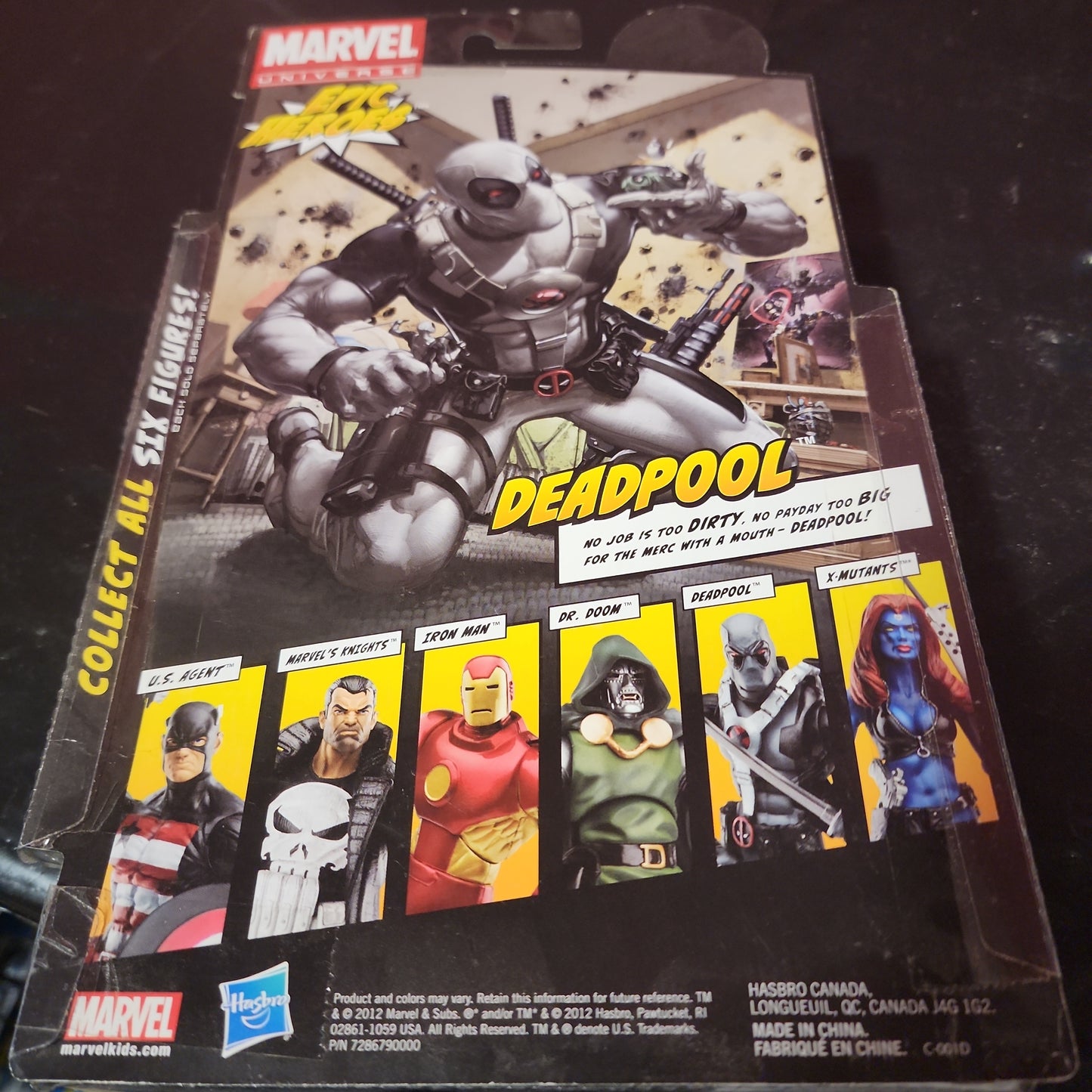 HASBRO Marvel Legends Epic Heroes Deadpool X-Force Gris Sellado