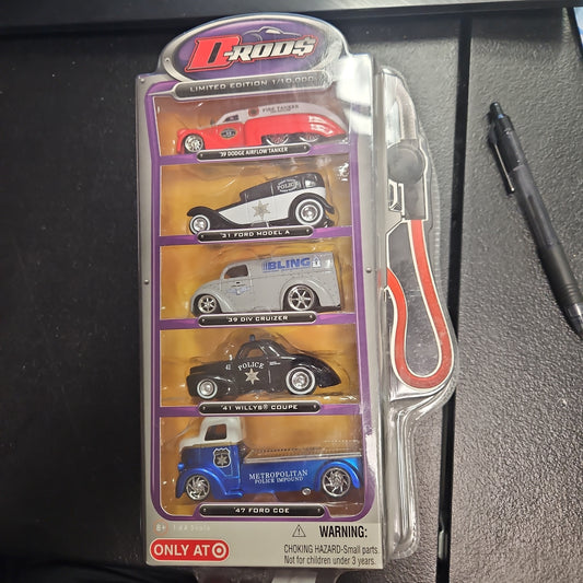 D-Rods Target Exclusive 5-pack with fuel pump packaging