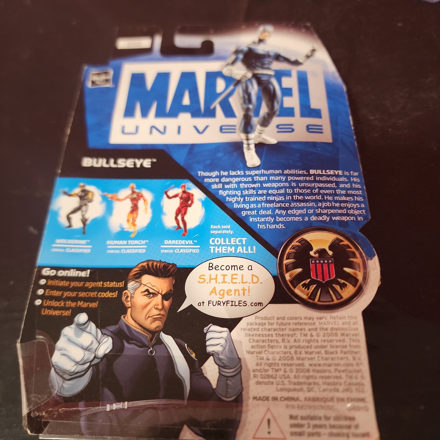 Marvel Universe BULLSEYE 3.75 figure Series 1 #10