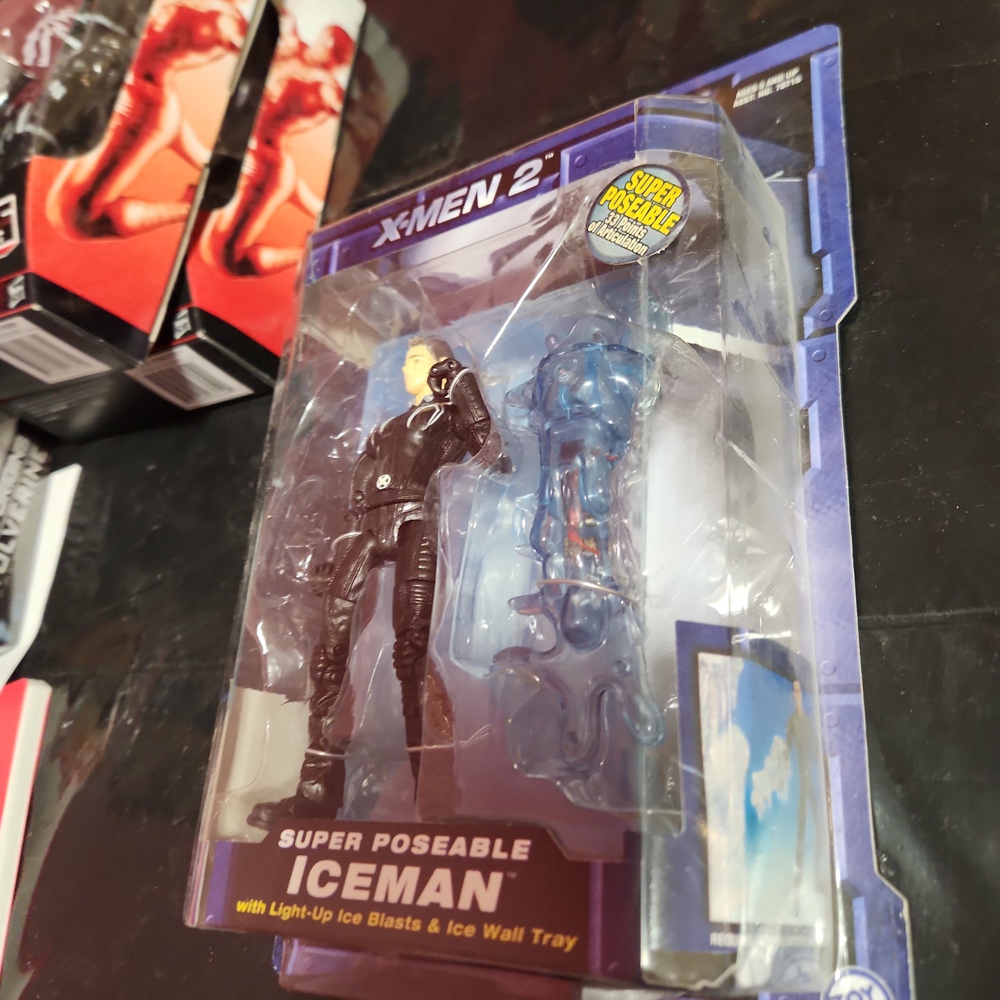 Toy Biz X-Men 2 Super Poseable Iceman. Rare.