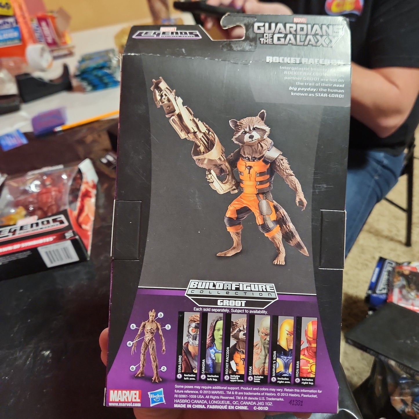 Marvel Legends rocket raccoon Infinite Series Guardians of the Galaxy Groot BAF