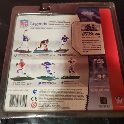 NFL Legends McFarlane Toys 2005 - Lawrence Taylor - Rare White Jersey Variant!!!