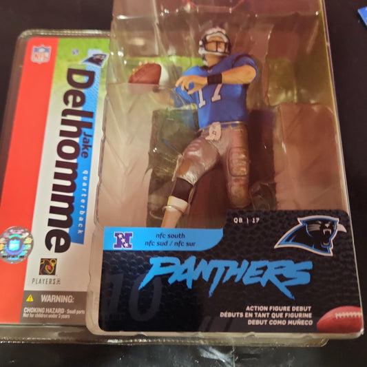 McFarlane NFL Jake Delhomme Panthers Variant Chase Series Blue Jersey
