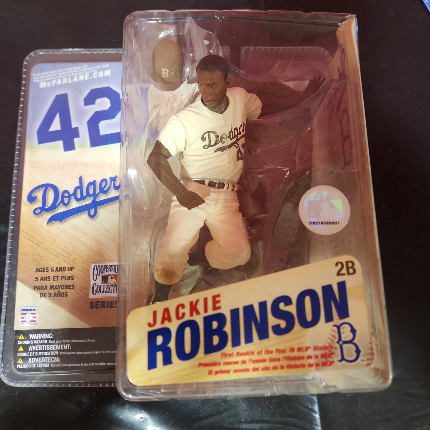 2006 McFarlane MLB Cooperstown Collection Series 3 JACKIE ROBINSON - Dodgers