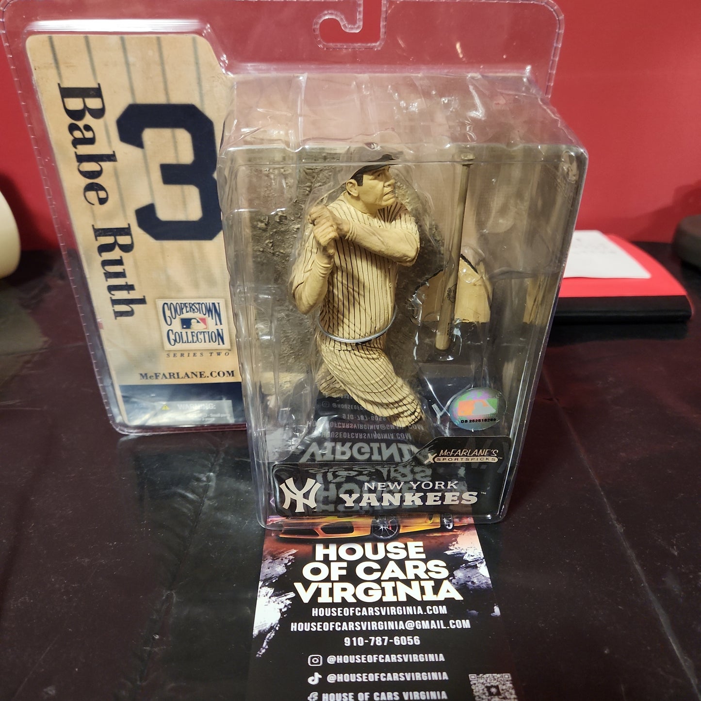 Babe Ruth New York Yankees McFarlane Chase Variant Figure Cooperstown Collection