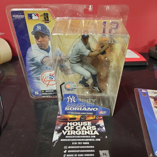 McFarlane Toys MLB Series 5 Alfonso Soriano New York Yankees New In Box