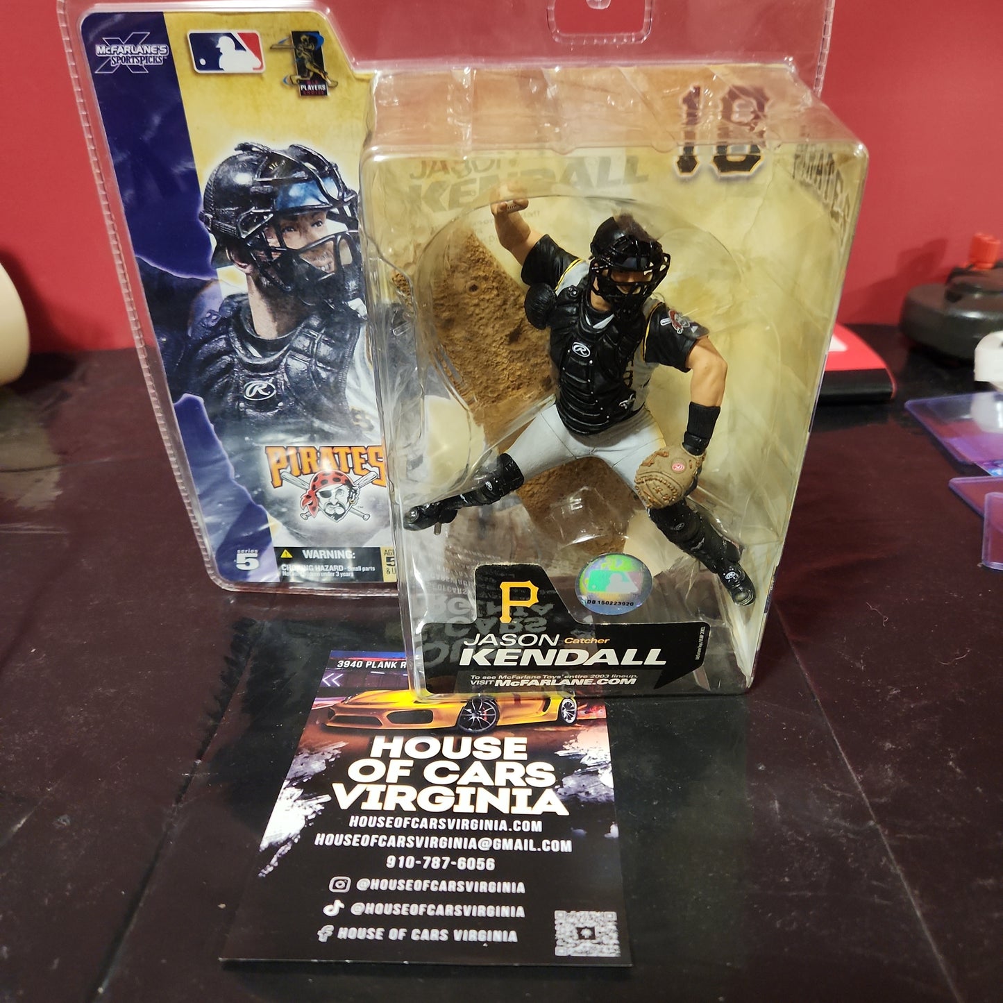 McFARLANE 2003 SPORTSPICKS MLB SERIE 5 JASON KENDALL PITTSBURGH PIRATES CATCHER