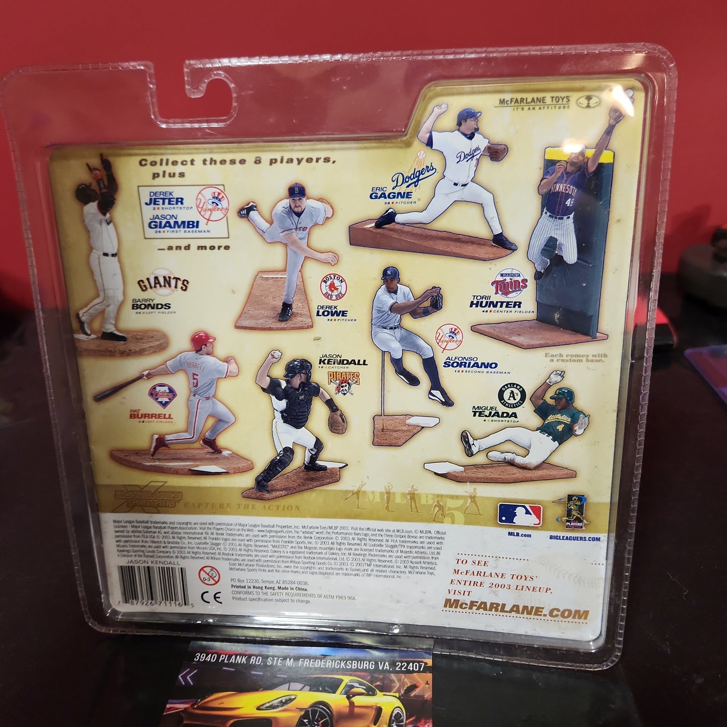 McFARLANE 2003 SPORTSPICKS MLB SERIES 5 JASON KENDALL PITTSBURGH PIRATES CATCHER