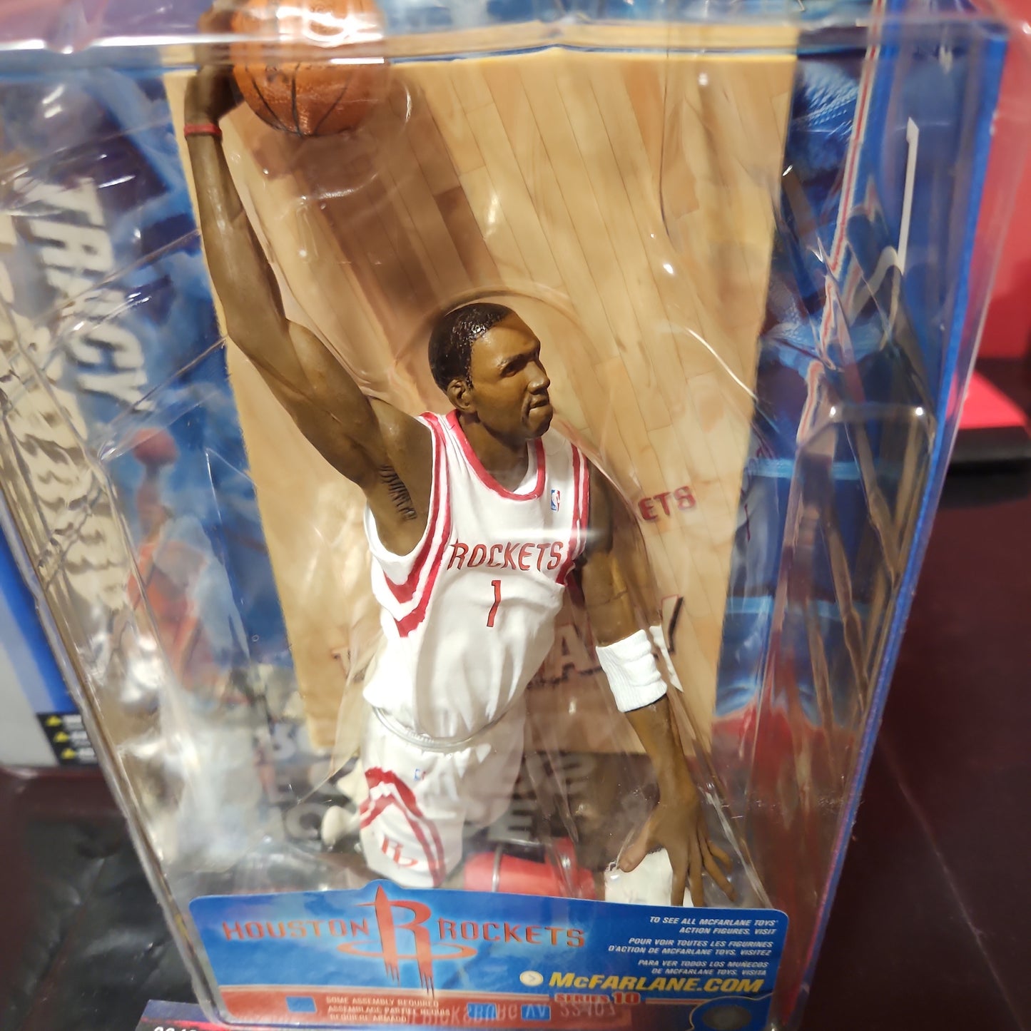 2005 NBA TRACY McGRADY McFARLANE SERIE 10 VARIANTE BLANCO HOUSTON ROCKETS