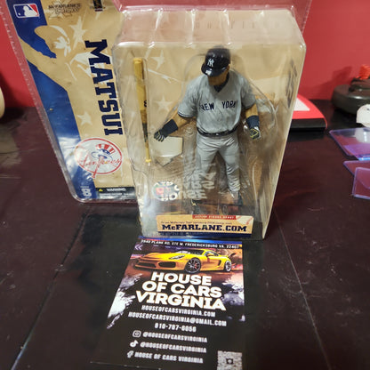 Vtg McFarlane HIDEKI MATSUI MLB Serie 8 New York Yankees Figura Gris 2004 NOS