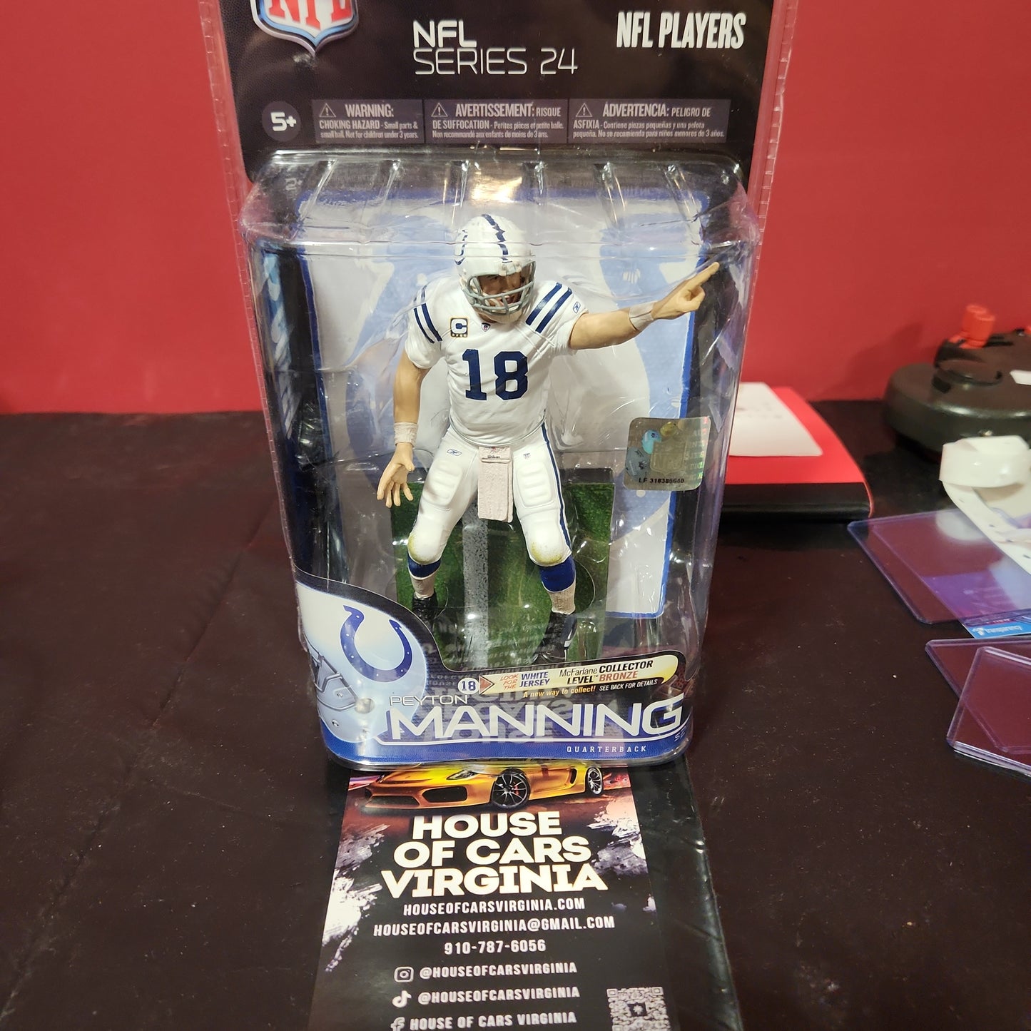 Mcfarlane NFL Series 24 Peyton Manning Indianapolis Colts Chase/Variante /3000