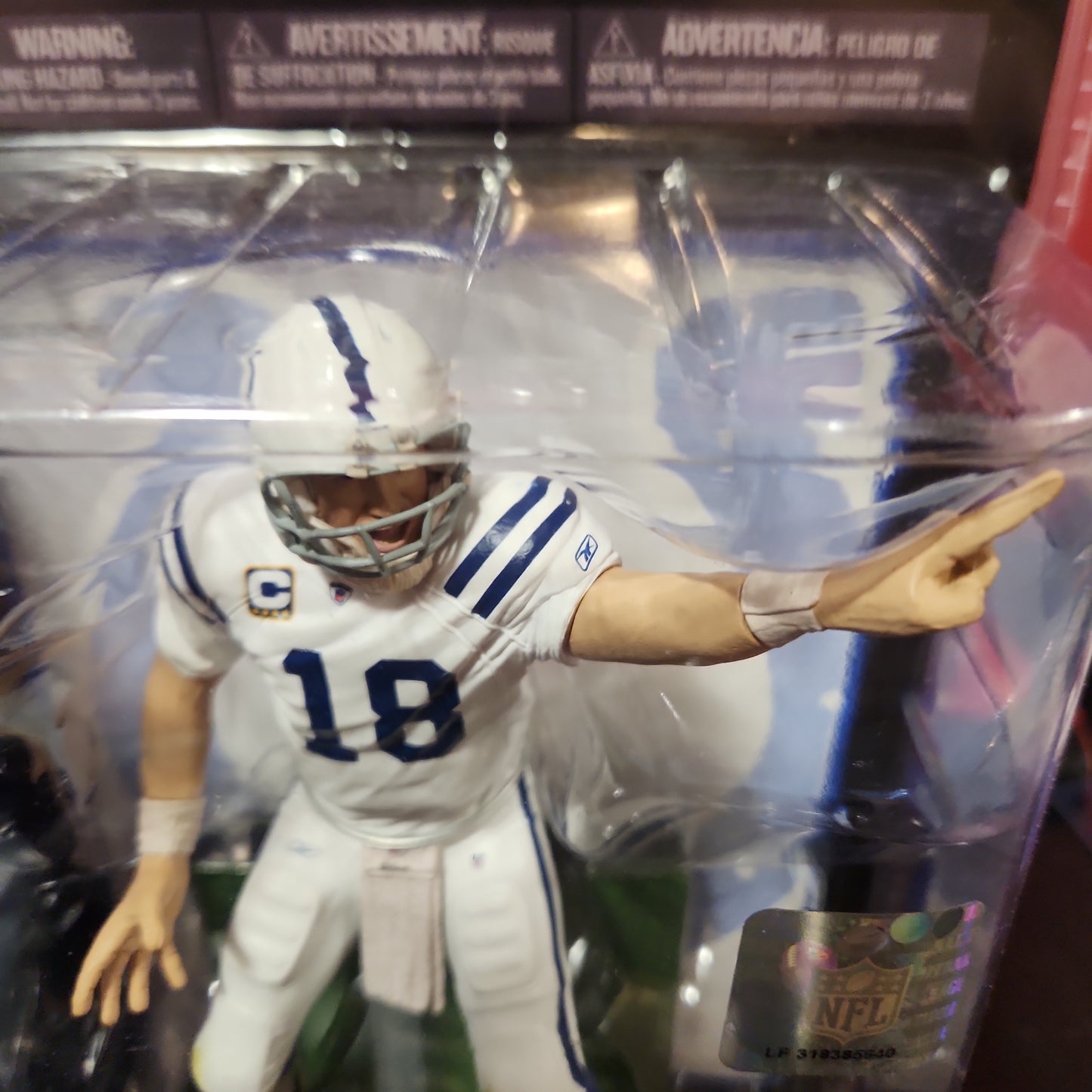 Mcfarlane NFL Series 24 Peyton Manning Indianapolis Colts Chase/Variante /3000