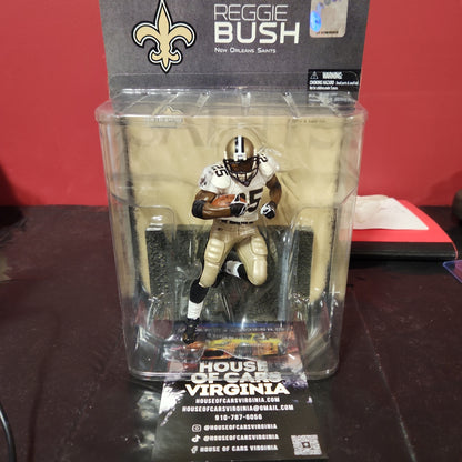 Jugadores de la NFL de McFarlane Reggie Bush # 25 Debut en Sportspicks de los New Orleans Saints 2008