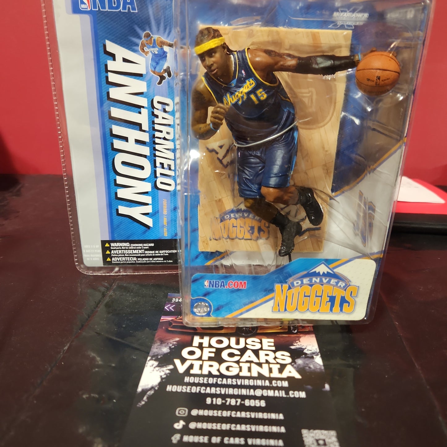 McFarlane Series 11 NBA - Carmelo Anthony Denver Nuggets - Figura