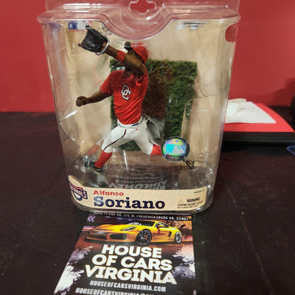 MLB Sports Picks Series 21 Alfonso Soriano Action Figure Red National Jersey