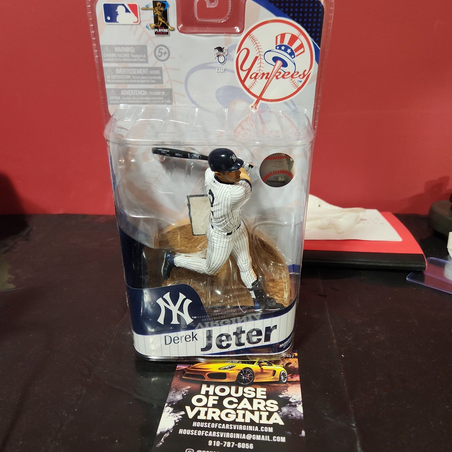 McFarlane Toys MLB Sports Picks 2010 Figura de acción de Derek Jeter de los Yankees de Nueva York