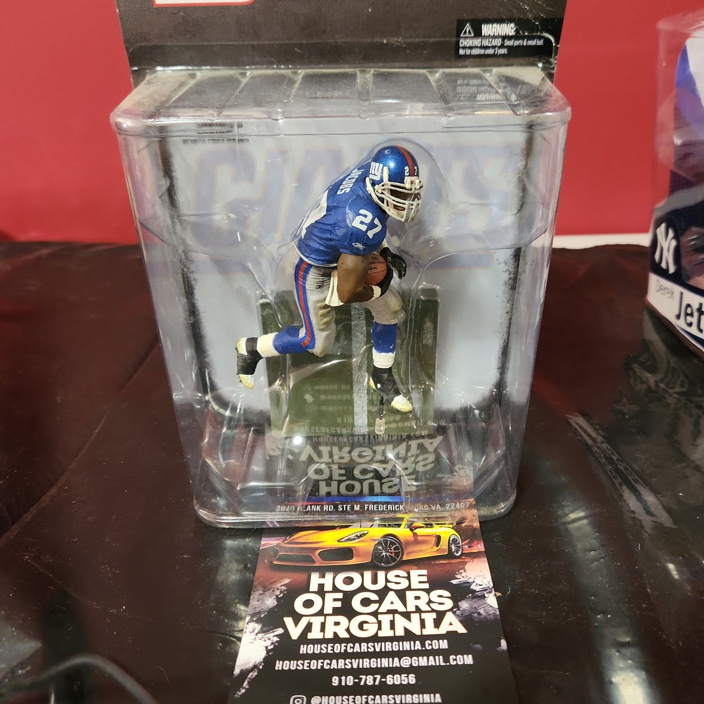 McFarlane NFL "Serie 18" 2008 Brandon Jacobs Figura de fútbol americano de los New York Giants