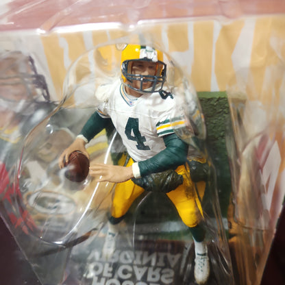 Brett Favre Green Bay Packers McFarlane Figura de acción Variante nueva NFL Serie 4