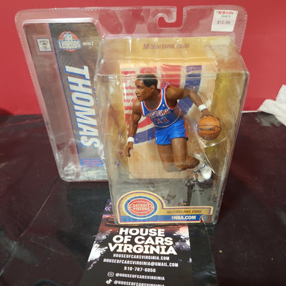 Mcfarlane NBA Legends Serie 2 Isiah Thomas Detroit Pistons Variante de camiseta azul