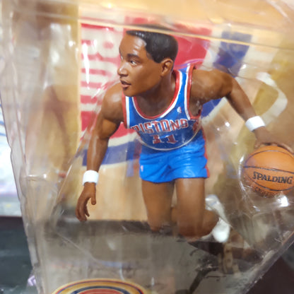 Mcfarlane NBA Legends Serie 2 Isiah Thomas Detroit Pistons Variante de camiseta azul