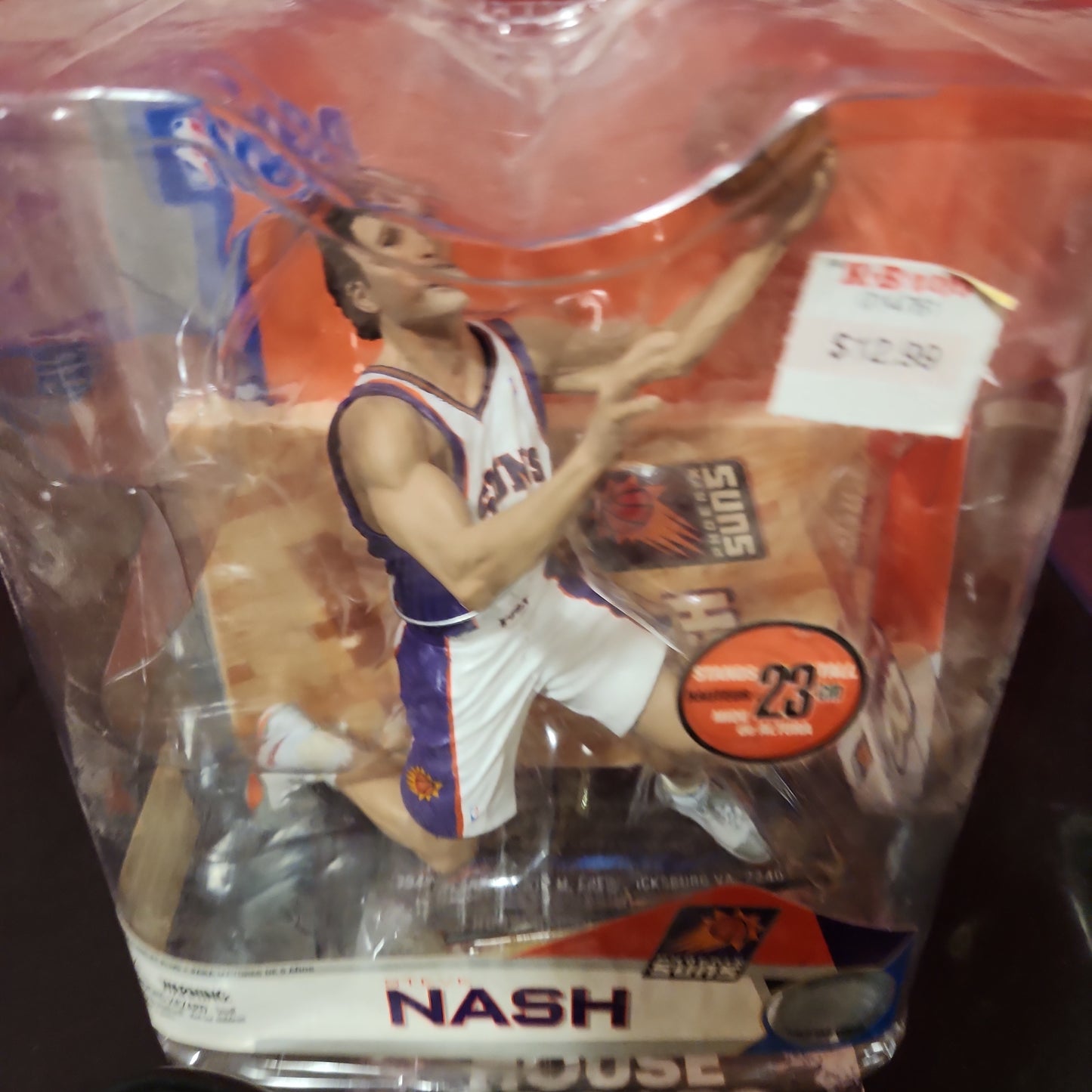 McFarlane NBA Serie 14 Phoenix Suns STEVE NASH Camiseta blanca Variante Chase