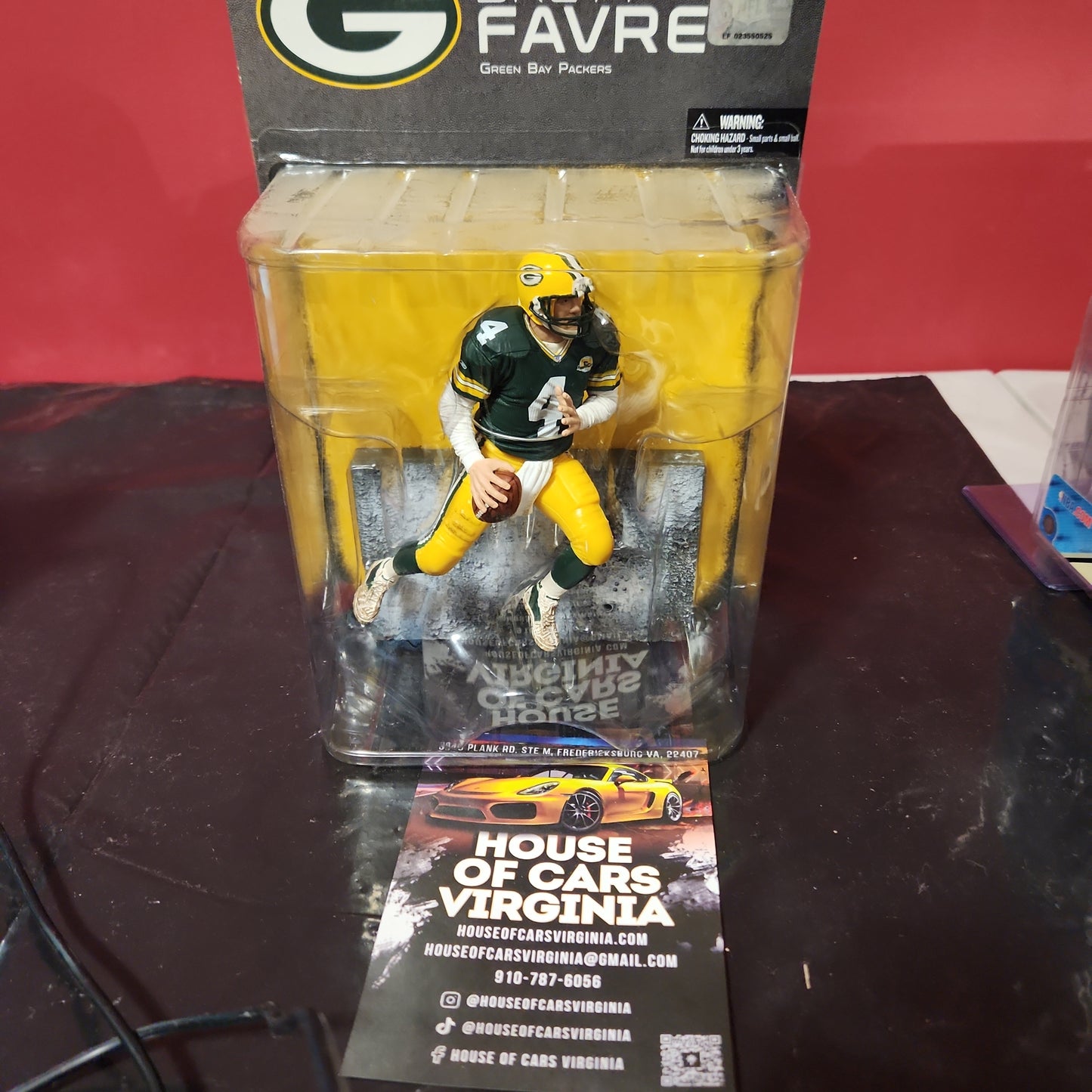 Brett Favre Green Bay Packers 2008 Figura de acción de McFarlane's Sportspicks