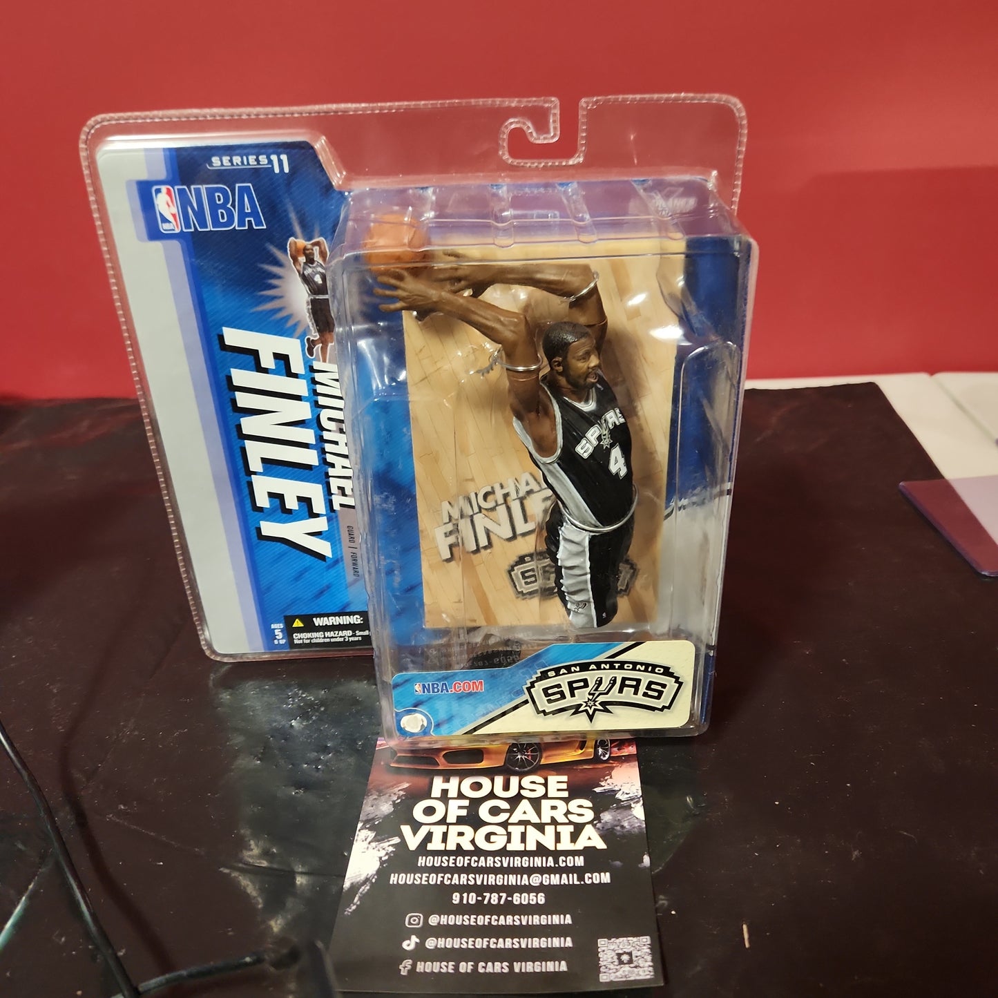 McFarlane MICHAEL FINLEY NBA Series 11 Surprise Variant San Antonio Spurs 2006