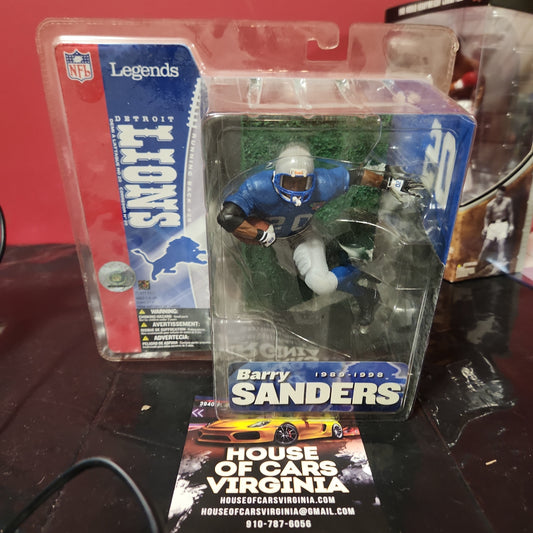 Barry Sanders McFarlane action figure Series 1 NFL Legends Detroit Lions