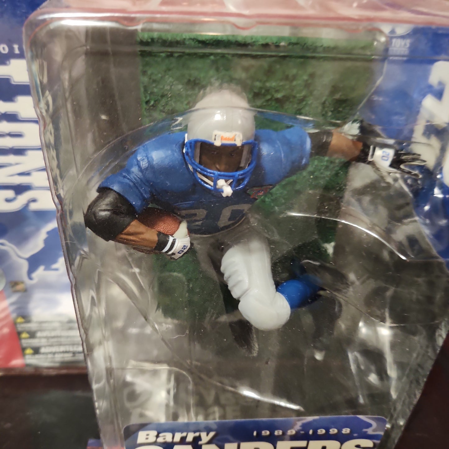 Figura de acción de Barry Sanders McFarlane Serie 1 NFL Legends Detroit Lions