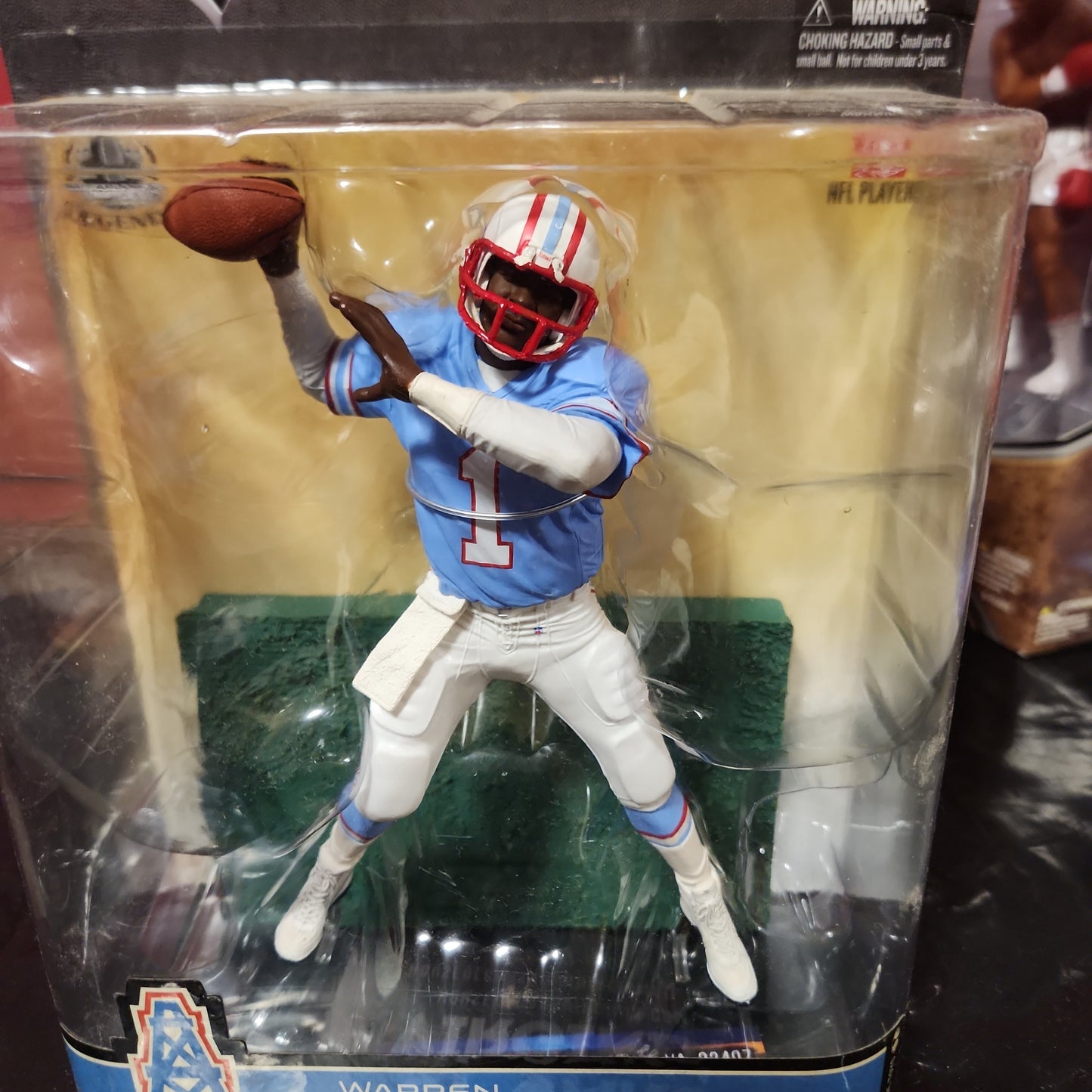 2008 McFarlane NFL Football Legends Serie 4 Warren Moon Figura de acción Oilers