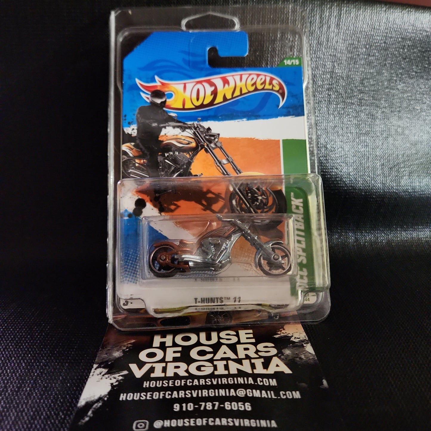 Hot Wheels 2011 Super Treasure Hunt OCC Splitback Motorcycle with Protector