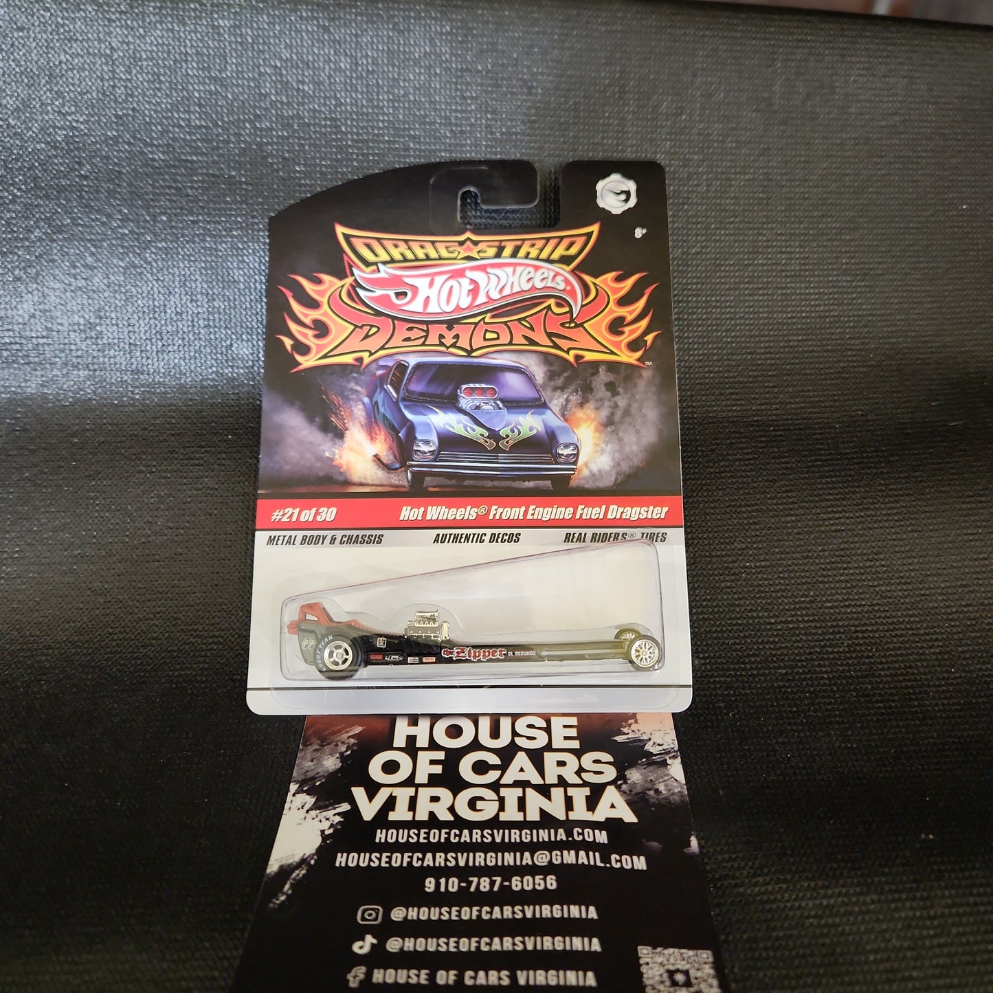 2009 Hot Wheels Drag-Strip Demons/Front Engine Fuel Dragster 21 of 30